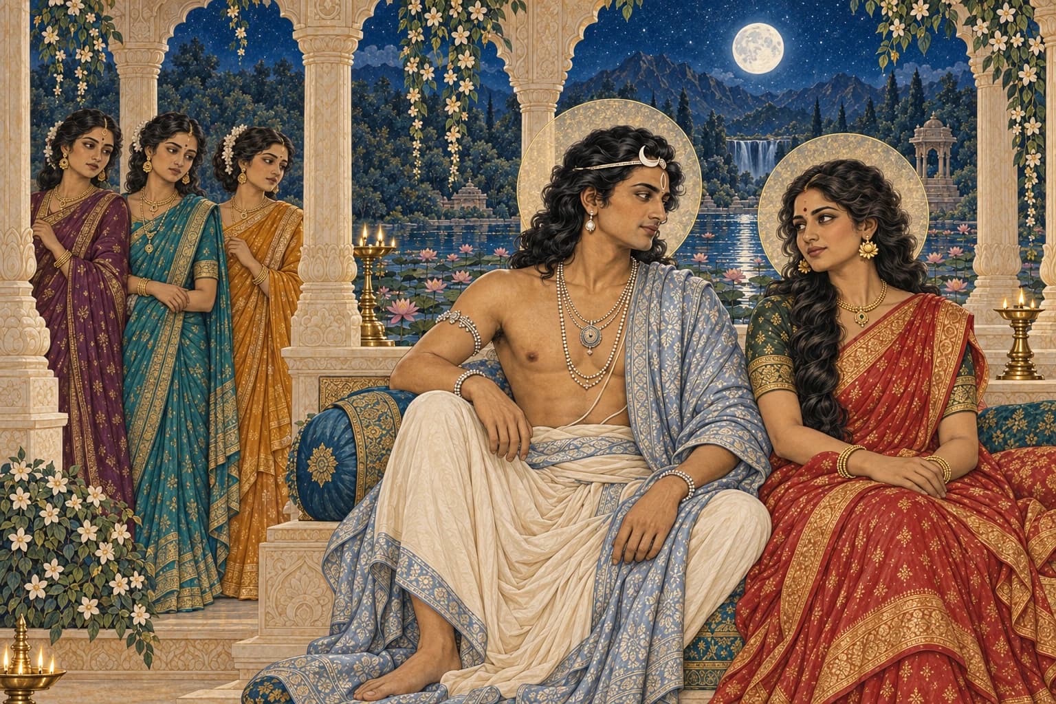 Chandra, Rohini and Daksha’s Curse: Why the Moon Waxes and Wanes